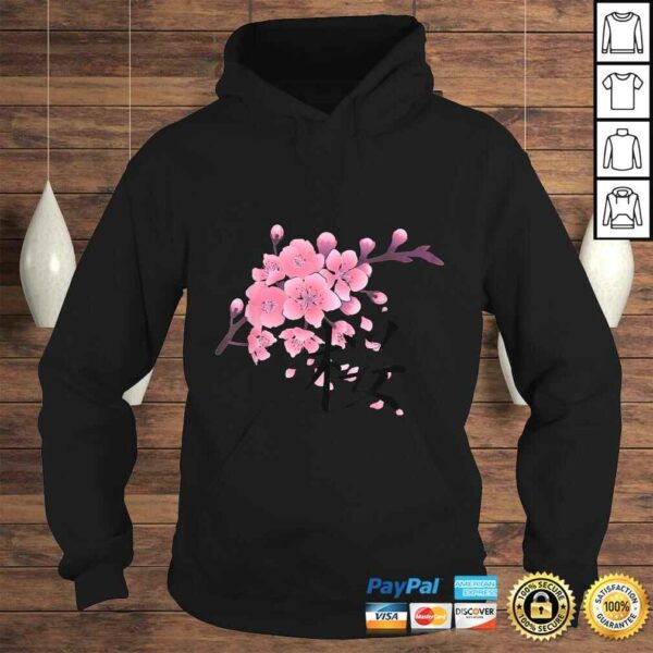 Official Sakura Cherry Blossoms with Japanese Kanji TShirt