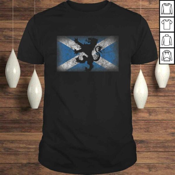 Official Scotland Flag Lion Rampant Scottish Pride Flag Gift TShirt