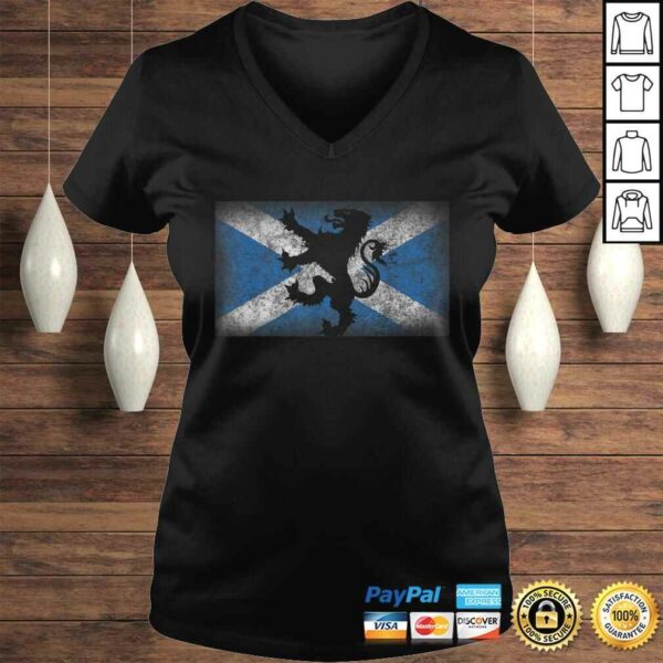 Official Scotland Flag Lion Rampant Scottish Pride Flag Gift TShirt