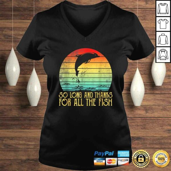 Official So Long And Thanks For All The Fish Vintage TShirt