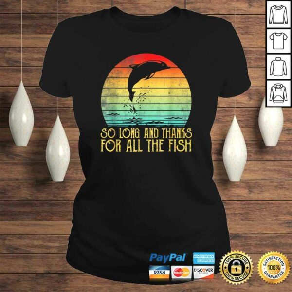 Official So Long And Thanks For All The Fish Vintage TShirt