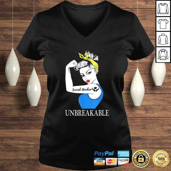 Official Social Worker Unbreakable Perfect Women Healthcare Tee T-Shirt