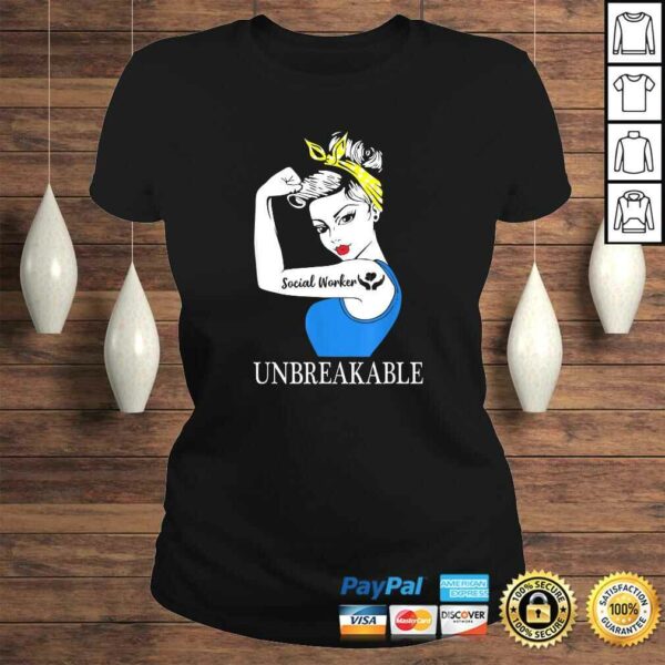 Official Social Worker Unbreakable Perfect Women Healthcare Tee T-Shirt