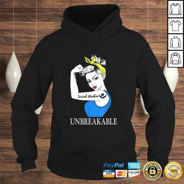 Official Social Worker Unbreakable Perfect Women Healthcare Tee T-Shirt