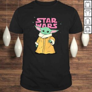 Official Star Wars The Mandalorian The Child Pink Bubble Letters TShirt Official Star Wars The Mandalorian The Child Pink Bubble Letters TShirt