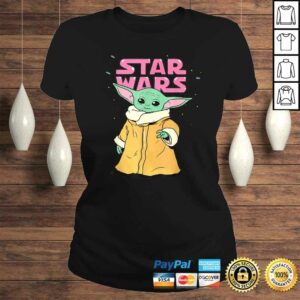 Official Star Wars The Mandalorian The Child Pink Bubble Letters TShirt 2 Official Star Wars The Mandalorian The Child Pink Bubble Letters TShirt 3