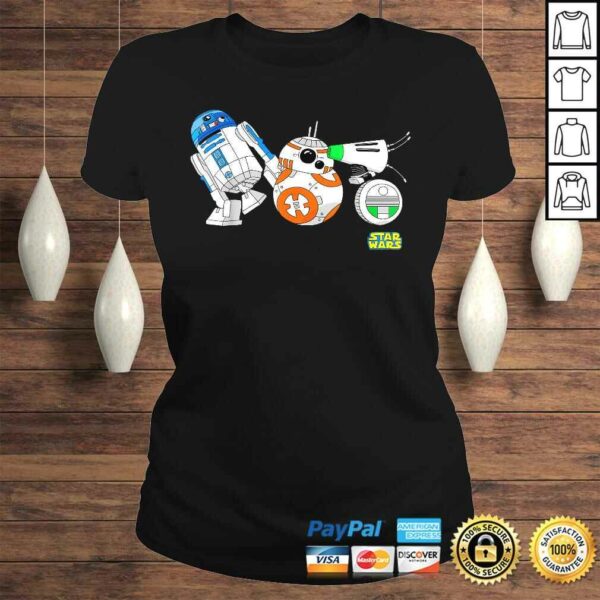 Official Star Wars The Rise Of Skywalker Cartoon Droid Lineup TShirt Gift