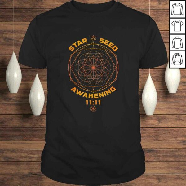 Official Starseed Awakening 1111 Sacred Geometry Tee T-Shirt