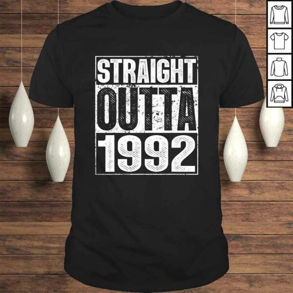 Official Straight Outta 1992 28th Bithday GIft 28 Years Old Birthday Shirt