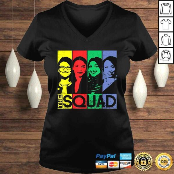 Official THE SQUAD AOC Ilhan Omar Tlaib Pressley FeminisTShirt