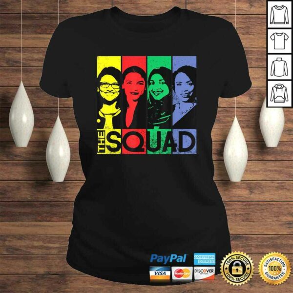 Official THE SQUAD AOC Ilhan Omar Tlaib Pressley FeminisTShirt