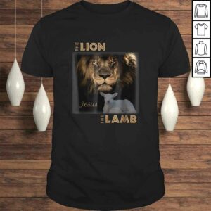 Official The Lion And The Lamb Jesus Gift Top Official The Lion And The Lamb Jesus Gift Top