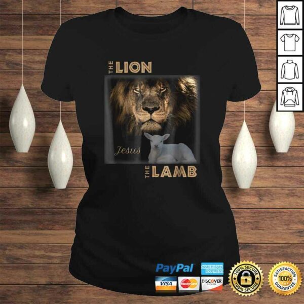 Official The Lion And The Lamb Jesus Gift Top