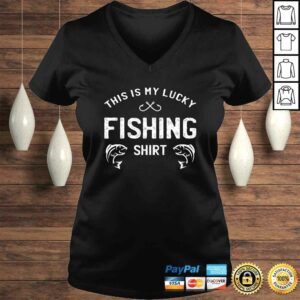 Official This is my Lucky Fishing Shirt Funny Retro Tee Shirt 1 Official This is my Lucky Fishing Shirt Funny Retro Tee Shirt 2
