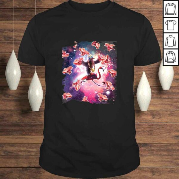 Official Thug Space Sloth On Flamingo Unicorn – Bacon Shirt