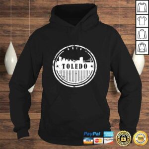 Official Toledo Ohio Cool Grunge Skyline Distressed Graphic Travel Shirt 3 Official Toledo Ohio Cool Grunge Skyline Distressed Graphic Travel Shirt 4