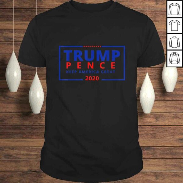 Official Trump Pence Campaign Logo Keep America Great Rally TShirt