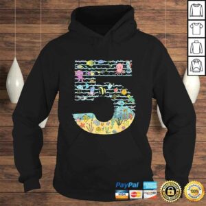 Official Under The Sea Fish Starfish Fifth Birthday number 5 TShirt 3 Official Under The Sea Fish Starfish Fifth Birthday number 5 TShirt 4
