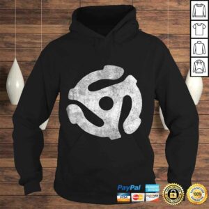 Official Vintage 45 RPM Adapter V-Neck T-Shirt 3 Official Vintage 45 RPM Adapter V Neck T Shirt 4