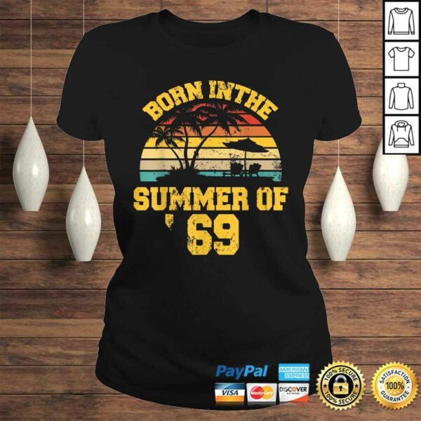 Official Vintage 50th Birthday Summer Of 69 Shirt 1969 Birthday V-Neck T-Shirt