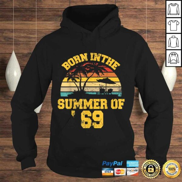 Official Vintage 50th Birthday Summer Of 69 Shirt 1969 Birthday V-Neck T-Shirt