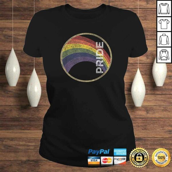 Official Vintage Rainbow Gay Pride V-Neck T-Shirt