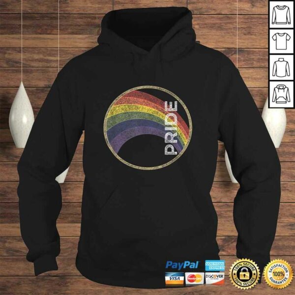 Official Vintage Rainbow Gay Pride V-Neck T-Shirt