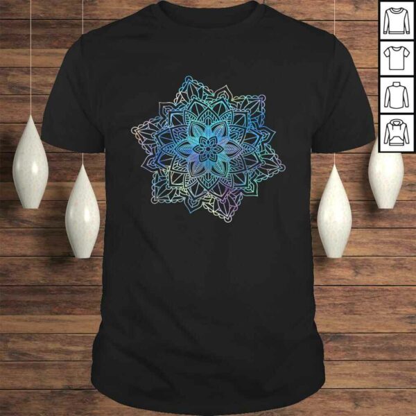 Official Watercolor Mandala Sacred Fractal Geometry Art Good Vibe TShirt