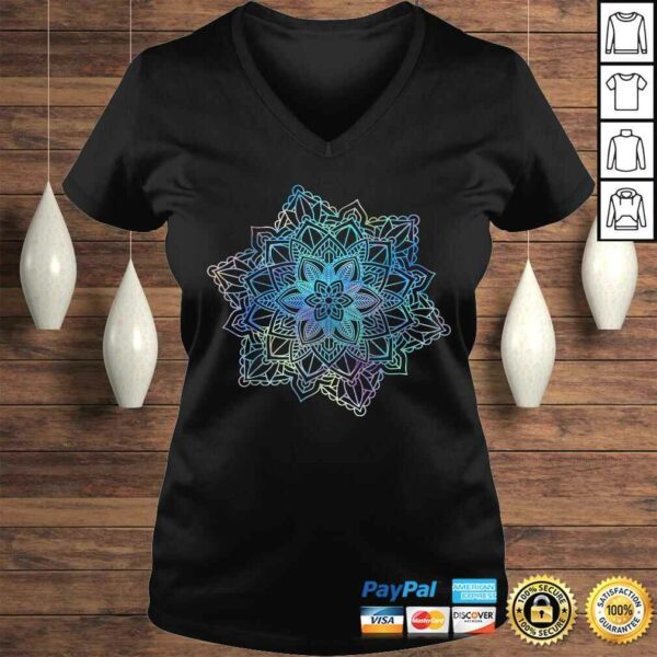 Official Watercolor Mandala Sacred Fractal Geometry Art Good Vibe TShirt