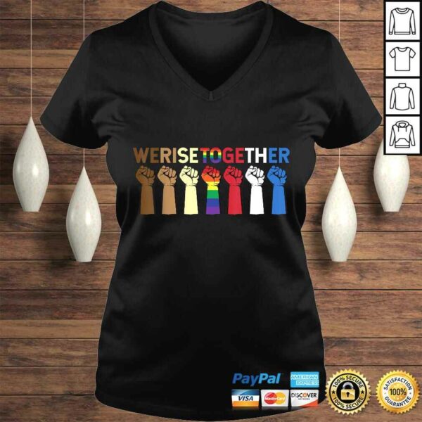 Official We Rise Together Equality Awesome Black History Month TShirt