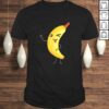 Official Winky Banana With Tongue Out Funny Vegan Cartoon Shirt