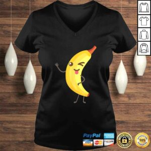 Official Winky Banana With Tongue Out Funny Vegan Cartoon Shirt 1 Official Winky Banana With Tongue Out Funny Vegan Cartoon Shirt 2