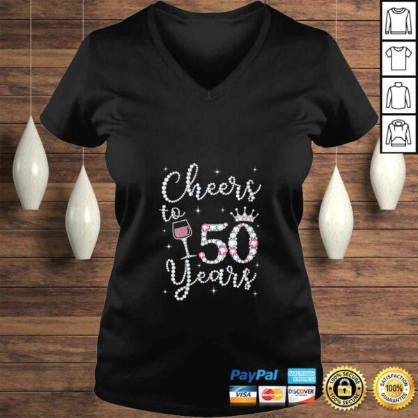 Official Womens Cheers to 50 Years 1969 50Th Birthday Gift Tee For Womens TShirt