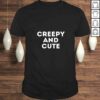 Official Womens Funny Creepy and Cute Emo Goth Shirt