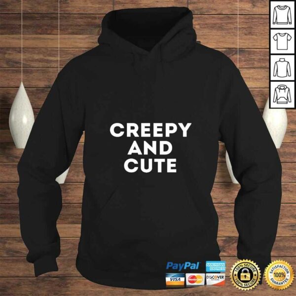 Official Womens Funny Creepy and Cute Emo Goth Shirt