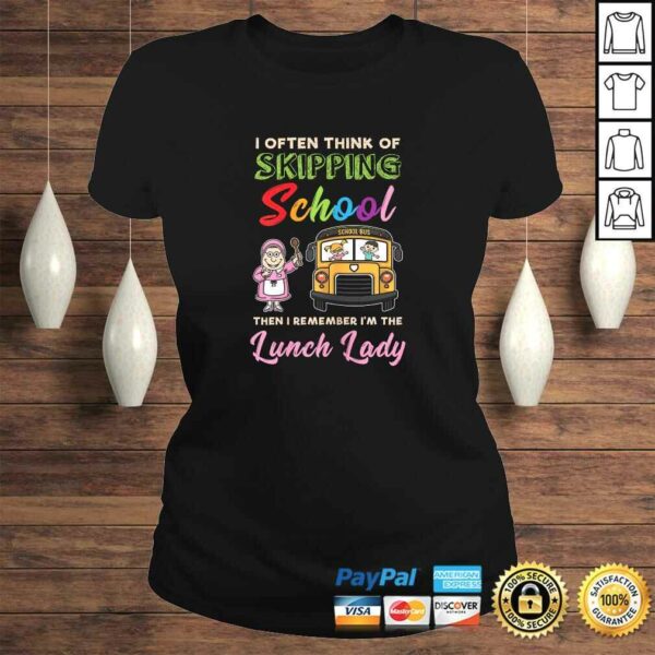 Official Womens Funny School Lunch Lady Cafeteria Lunch Lady Squad TShirt