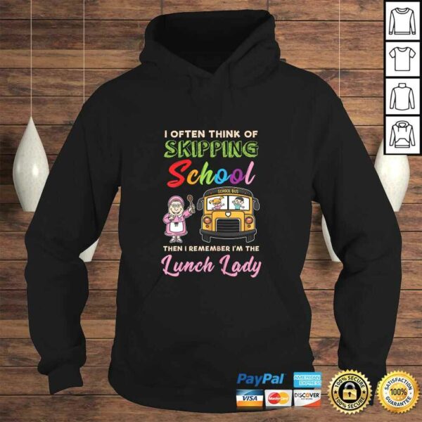 Official Womens Funny School Lunch Lady Cafeteria Lunch Lady Squad TShirt