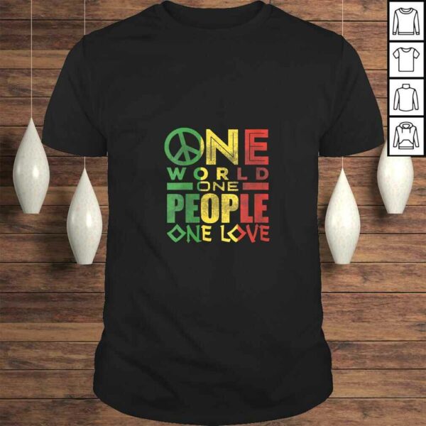 Official Womens Jamaican One Love Shirt Rasta Reggae Men Women Gift Kids Tee Shirt