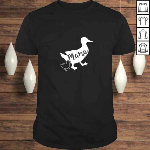 Official Womens Mama Duck and 1 Duckling, Fun Mom Shirt, Mom of 1 TShirt