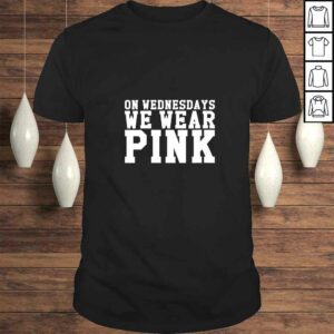 Official Womens On Wednesdays We Wear Pink TShirt Official Womens On Wednesdays We Wear Pink TShirt