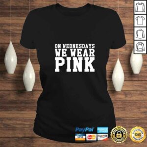 Official Womens On Wednesdays We Wear Pink TShirt 3