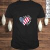 Official Womens Patriotic Christian US Flag Faith Family Freedom Liberty Tee Shirt