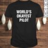 Official World’s Okayest PiloV-Neck T-Shirt