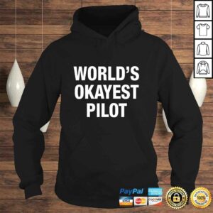 Official World's Okayest PiloV-Neck T-Shirt 3 Official Worlds Okayest PiloV Neck T Shirt 4