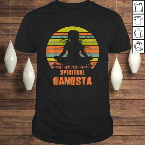 Official Yoga Spiritual Gangsta Namaste Vintage Gift Top