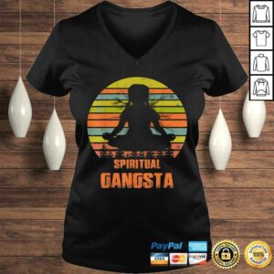 Official Yoga Spiritual Gangsta Namaste Vintage Gift Top 2