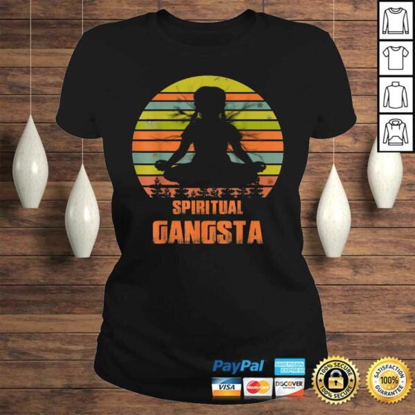 Official Yoga Spiritual Gangsta Namaste Vintage Gift Top