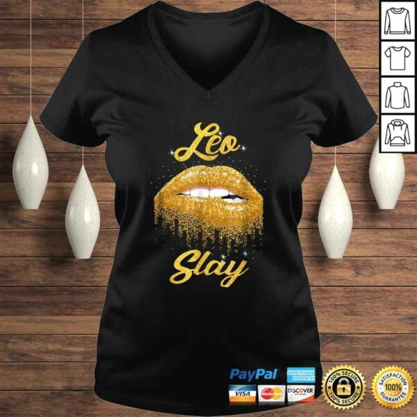 Official Zodiac Leo Slay Lip Tee T-Shirt