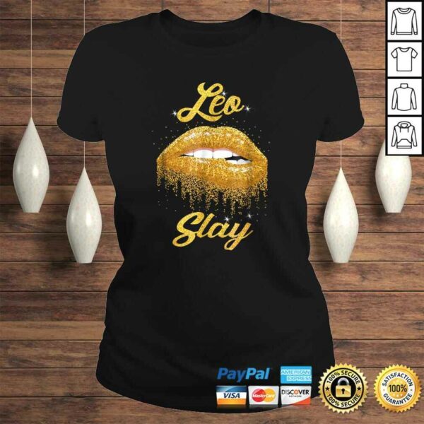 Official Zodiac Leo Slay Lip Tee T-Shirt