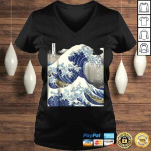 Official vintage Japanese tattoo art kanagawa the great wave TShirt Gift